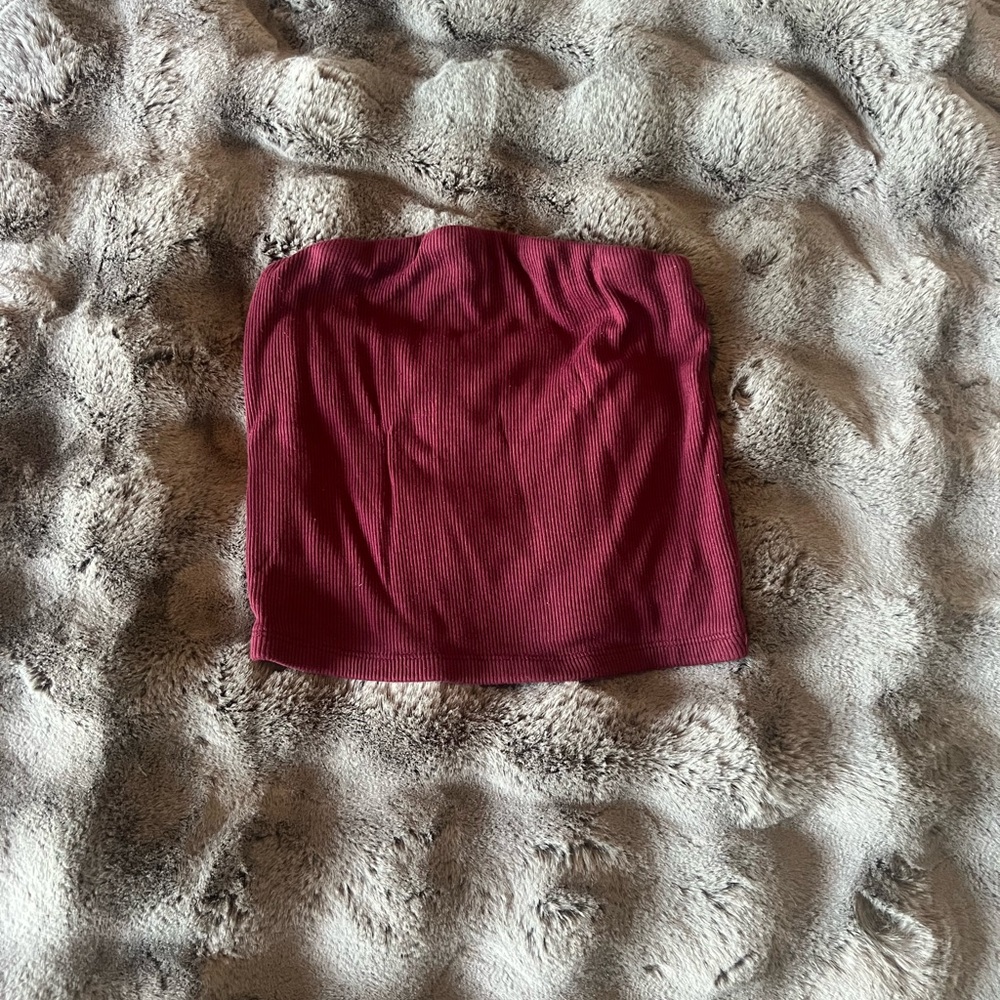 American Eagle Outfitters Red Mini Crop Top Night Out